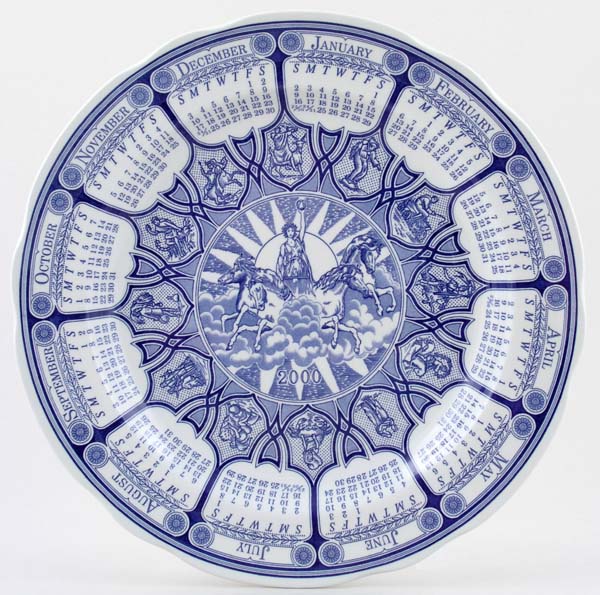 Calendar Plate c2000